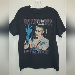 208. Blink-182 "Enema of the State" Graphic Band Tee - Black